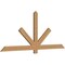 Ekena Millwork Kennewick Timber Gable Bracket, Western Red Cedar, 72"W x 30"H x 1 1/2"D x 3 1/2"F, 10/12 Pitch GBW072X30X0204KEN00SWR - alternate 5